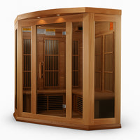 3 - Person FAR Infrared Sauna in Cedar — product view 3