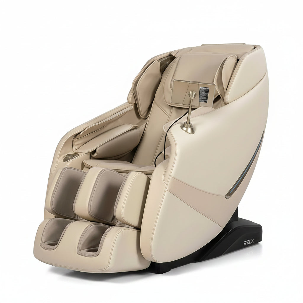 Massage Chair Full Body, Zero Gravity, Airbag Shiatsu, Sl-Track, Beige