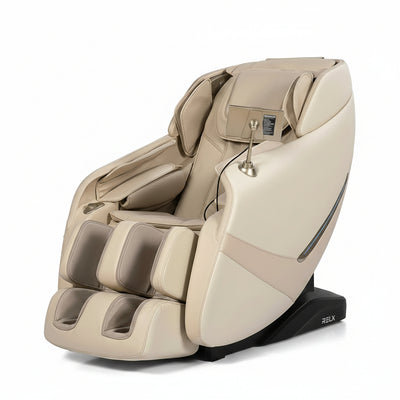 RELX Zero Gravity SL-Track Full Body Massage Chair – Beige