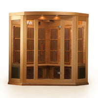 3 - Person FAR Infrared Sauna in Cedar — Studio Shot